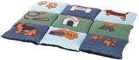Trixie 37069 Liegematte Patchwork, 80 &times; 55 cm, blau/gr&uuml;n