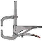 BESSEY C-Gripzange GRZC, Spannweite 110 mm Ausladung 80 mm, F&uuml;r punktf&ouml;rmiges und