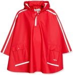 Playshoes Regen-Cape Langer R&uuml;cken Unisex Kinder,Rot,116