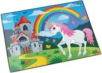 L&auml;ufer 46653 Schreibtischunterlage Einhorn, 53x40 cm, rutschfeste...