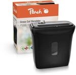Peach Partikelschnitt Aktenvernichter - 6 Blatt - 11 Liter / 80 A4-4 x 28 mm