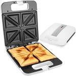 Clatronic&reg; Sandwichmaker | elektrischer Sandwich-Toaster | 4 Scheiben...