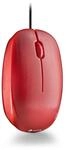 NGS Flame RED Optische Maus von 1000dpi und USB Cable, Computer- oder Laptop-Maus mit