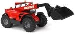 Siku 3067, Manitou Teleskoplader, 1:32, Metall/Kunststoff, Rot, Beweglicher...