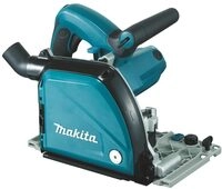 Makita Plattenfr&auml;se 1300W im MAKPAC, 1300 W, 230 V, CA5000XJ/1, T&uuml;rkis;schwarz