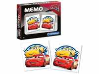 Clementoni 13279.9 Cars The Movie Disney Memo kompakt 3 Spiel, Mehrfarbig