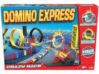 Domino Express Crazy Race, Konstruktionsspielzeug ab 6 Jahren, Domino Spiel mit