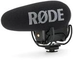 R&Oslash;DE VideoMic Pro+ Premium Shotgun-Mikrofon f&uuml;r die Kamera mit Hochpassfilter,