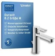Duravit B.2 Waschtischarmatur, Gr&ouml;&szlig;e M (Auslauf H&ouml;he 106,5 mm), Wasserhahn Bad mit