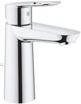GROHE BauLoop, Waschtischarmatur, wassersparend (Wasserhahn f&uuml;r das Bad, 17cm hoch,