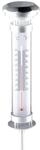 Grundig Solar Light Thermometer, silber, 9 x 9 x 57 cm