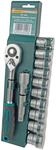 Br&uuml;der Mannesmann Steckschl&uuml;sselsatz, 1/2" Zoll, 12-teilig | M29111