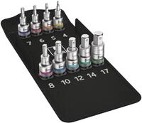 Wera 05004201001 8740 C HF 1 Bit-Sortiment, Zyklop Bitnuss-Satz Innensechskant,...