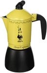 Bialetti 5334 Moka Orzo Express Caffettiera con Orziera, Alluminio, Giallo, 4 Tazze,