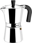 Monix Vitro Express | 3-Tassen-Kaffeemaschine aus Aluminium, f&uuml;r alle Herdarten