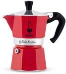 Bialetti - Moka Color: Ikonische Espressomaschine f&uuml;r die Herdplatte, macht echten