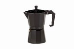 Karl Kr&uuml;ger 502R Espressokocher Italiano NERO, 3 Tassen, Aluminium, Schwarz