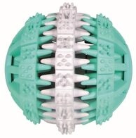 Trixie Hundespielzeug Denta Fun Ball mit Minzgeschmack &ndash; &oslash; 7 cm, t&uuml;rkis