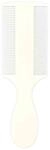 Trixie TX-2400 Flea and Dust Comb double sided 14cm, Wei&szlig;
