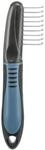 Trixie 24161 Fell-Entfilzer, gebogene Zinken, 18 cm, schwarz, blau
