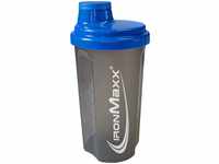 IronMaxx Eiweiß Shaker mit Drehverschluss, Farbe Blau/Grau, 700 ml (1er Pack)
