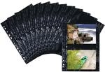 HERMA 7787 Fotoh&uuml;llen f&uuml;r Ordner, 10 St&uuml;ck, 13x18 cm quer, 2 F&auml;cher geteilt,