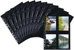 HERMA 7783 Fotoh&uuml;llen f&uuml;r Ordner, 10 St&uuml;ck, 9x13 cm, 4 F&auml;cher geteilt, beidseitig