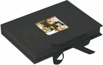 walther design Aufbewahrungsboxen schwarz mit Cover-Ausstanzung, Fun FB-112-B