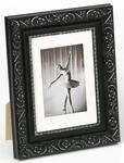 walther design Bilderrahmen schwarz-silber 40 x 50 cm Barock CR050B