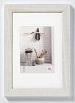 walther design Bilderrahmen polarweiss 60 x 90 cm mit Passepartout, Home Holzrahmen