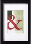 walther design EA520B Stockholm Holzrahmen, 15x20 cm, schwarz