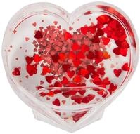 walther design Glitzerkugeln 9,1 x 6,5 cm Kunstglas GK250H