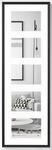 walther design Bilderrahmen schwarz 5X 10x15 cm Galerie mit Passepartout, Galeria