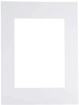 walther design Passepartouts schneeweiss f&uuml;r Rahmenformat: 30 x 40 cm, Bildformat: