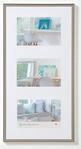 walther design Bilderrahmen stahl 3x 10x15 cm Galerie mit Passepartout, New...