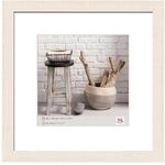 walther design Bilderrahmen cremeweiss 40 x 40 cm Home Holzrahmen HO440W