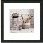 walther design Bilderrahmen schwarz 40 x 40 cm Home Holzrahmen HO440B