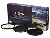 Hoya 52mm Digital Filter Kit - HMC UV(C), Circular Polarising & NDx8 with Filter