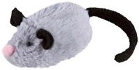 TRIXIE Active-Mouse, Pl&uuml;sch, 8 cm - Katzenspielzeug, Pl&uuml;sch, f&uuml;r kleine Hunde