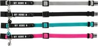 Trixie Katzenhalsband mit Adresslasche, Nylon, farblich sortiert