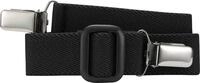 Playshoes Unisex Schnalle Zum Klipsen Elastik-G&uuml;rtel Clip Uni, Schwarz,116-140