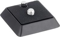 Cullmann Schnellkupplungsplatte 42mm (1/4 Zoll) Cross CX470, CU 40470, Schwarz