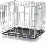 TRIXIE Hundebox Home &ndash; S: 64 &times; 54 &times; 48 cm &ndash; faltbarer Hundek&auml;fig mit 2 T&uuml;ren