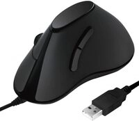 LogiLink ID0158 - Ergonomische Vertical-Maus, USB (Kabell?nge: 1,5m), schwarz