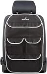 Walser Kinder Organizer, R&uuml;cksitztasche Lucky Tom in Schwarz/Grau | Autositzschoner