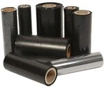 Zebra 02300BK11045 Ribbon 2300 Wax, 110 mm, 450 m, C-25 mm, Box of 12