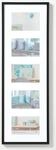 walther design Bilderrahmen schwarz 5X 10x15 cm Galerie mit Passepartout, New