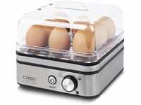CASO E 9 - Design Eierkocher, elektronischer Eierkocher für bis zu 8 Eier,