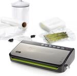 Foodsaver Vakuumierger&auml;t f&uuml;r Lebensmittel mit integrierter Rollenaufbewahrung 