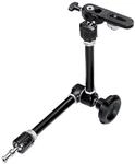 Manfrotto 244 Variable Friktionsarm mit Halterung (Schwarz) f&uuml;r Fotografen und